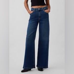 GAP Wide Leg High-Rise Stride Jeans  Sz 31